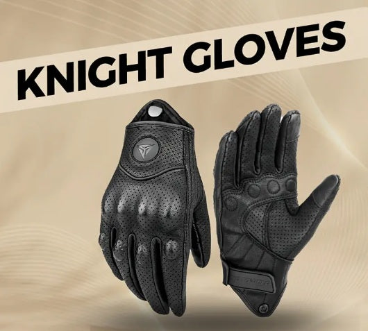 Leather Bicycle Gloves