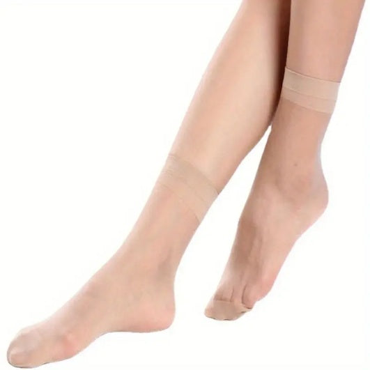 Nylon Ankle Stockings - Pack Of 3