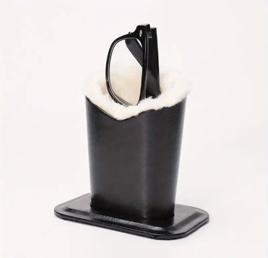Leather Eyeglass Stand